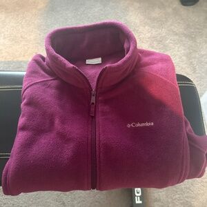 2xl Mulberry Columbia Fleece